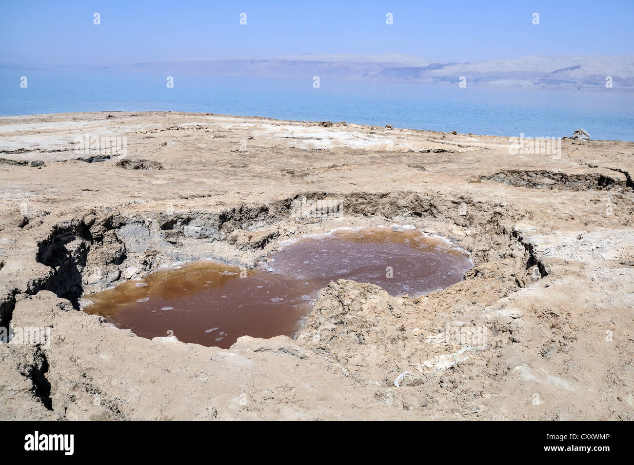 Voir les conversions de la côte de la Mer Morte Banque D'Images
