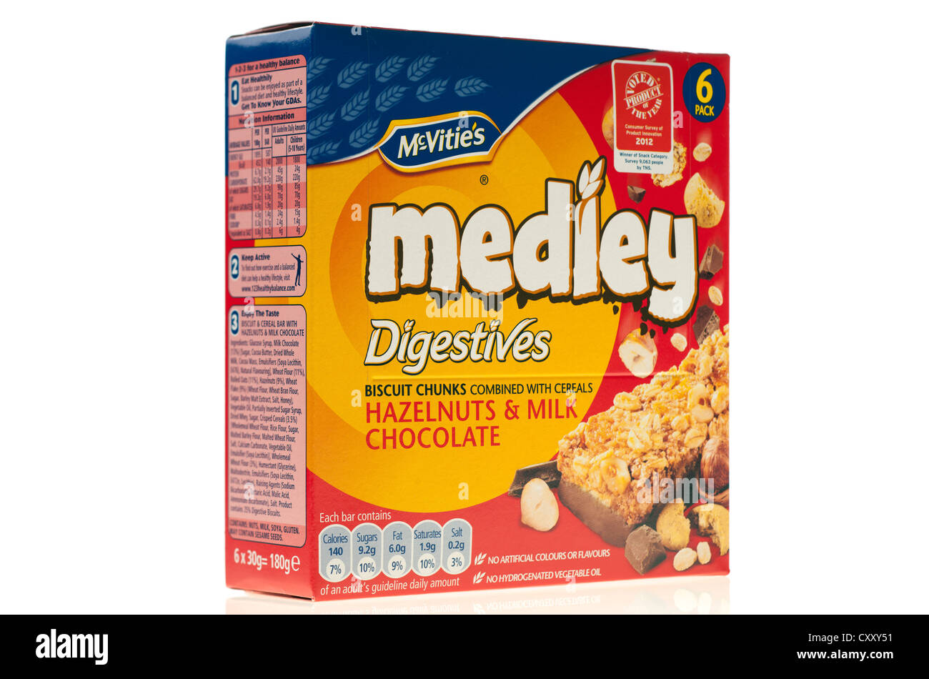 Fort de six pack Mcvities Medley de digestifs Banque D'Images