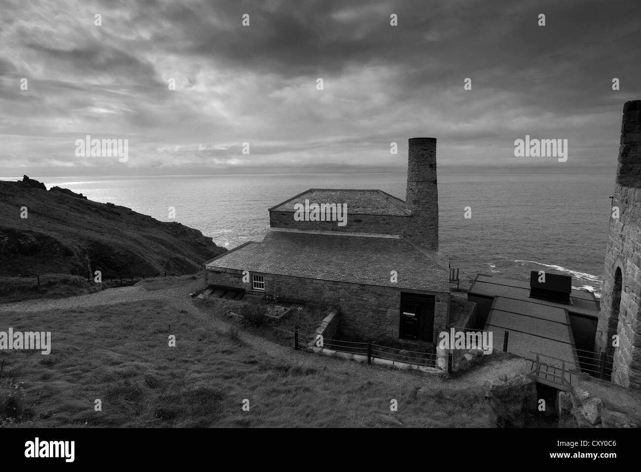 Faisceau moteur, Levant désaffecté Pendeen, village du comté de Cornwall, England, UK Banque D'Images