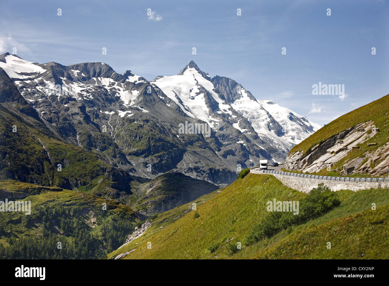 La Haute Route Alpine Du Grossglockner Grossglockner Montagne Montagnes Autriche Europe Photo Stock Alamy