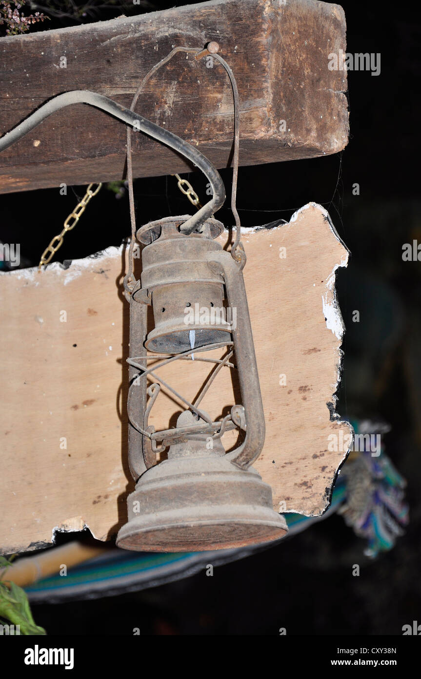 Lampe à huile ancienne architecture espagnol ancien antiquité Banque D'Images
