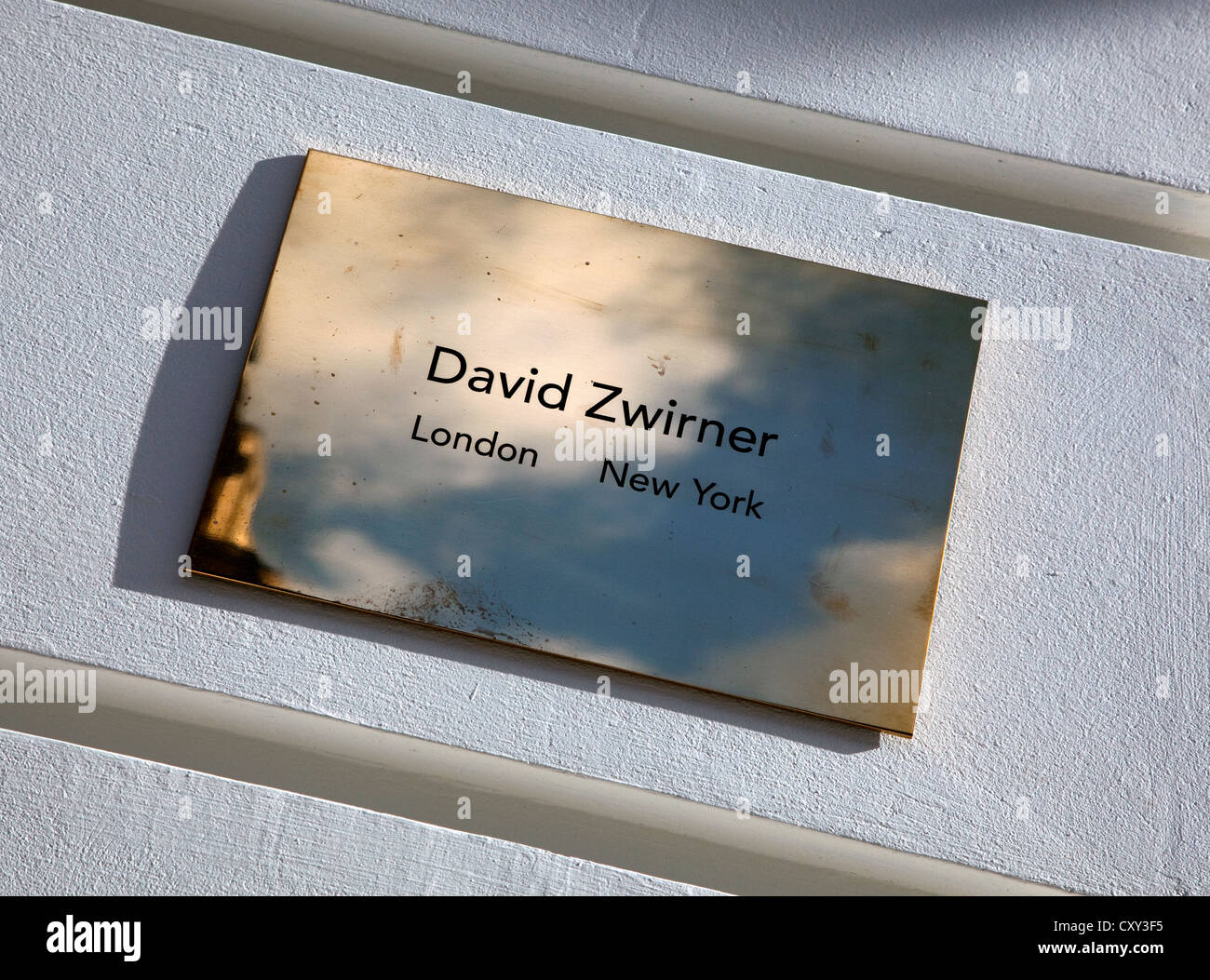 David Zwirner art gallery à Mayfair, Londres Banque D'Images