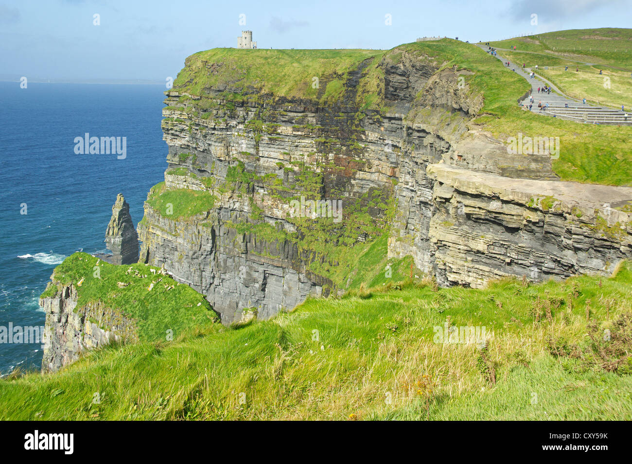 Les falaises de Moher, comté de Clare, Irlande Banque D'Images