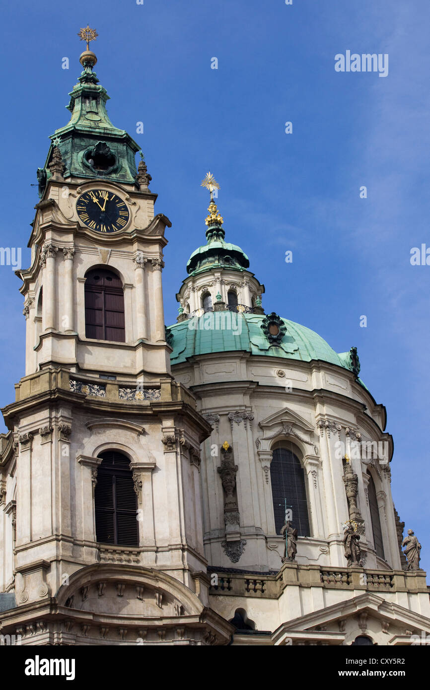 Église Saint Nicolas Place de la Vieille Ville Vieille Ville Prague 1 République Tchèque Kostel svatého Mikuláše Banque D'Images