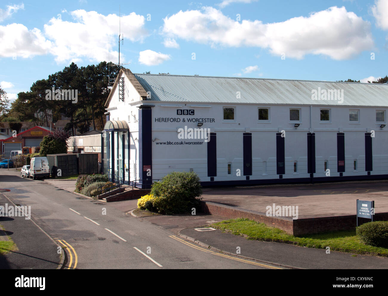 Bâtiment BBC Hereford et Worcester, Worcester, Royaume-Uni Banque D'Images