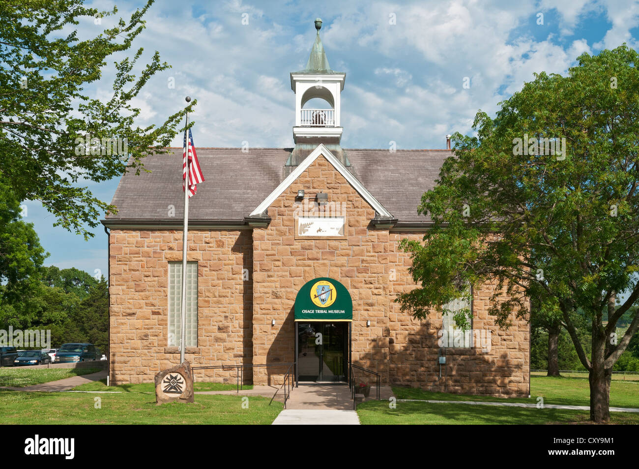 New York, Pawhuska, capitale de la Nation Osage Indian Reservation, Osage Tribal Museum. Banque D'Images