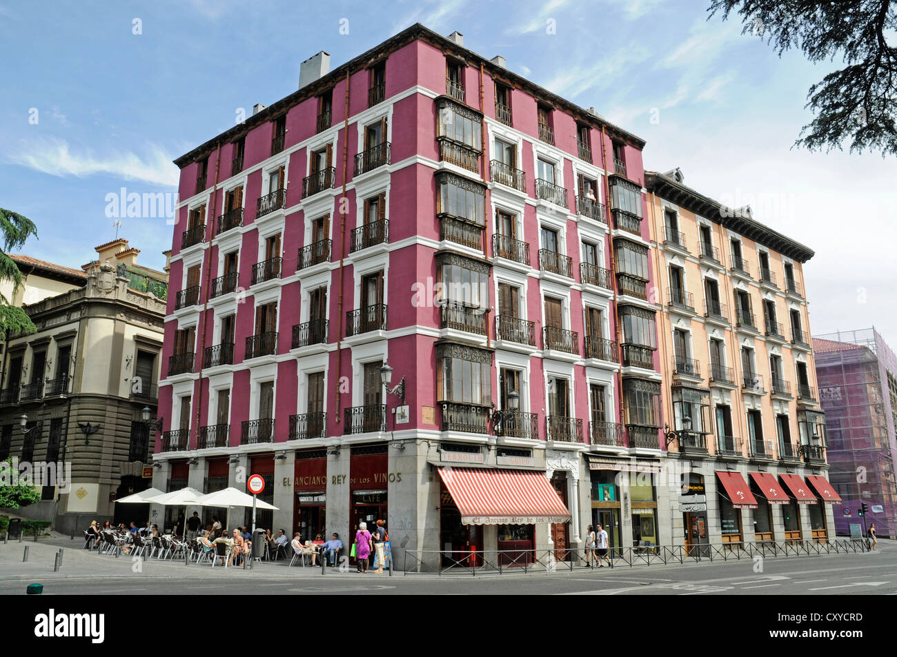 Calle de Bailén, main street, Madrid, Espagne, Europe, PublicGround Banque D'Images