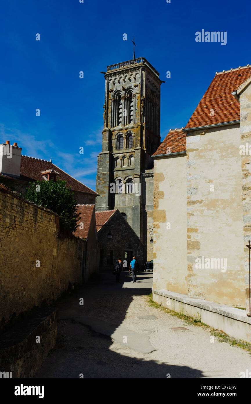 Basilique de St Magdalene Bourgogne Banque D'Images