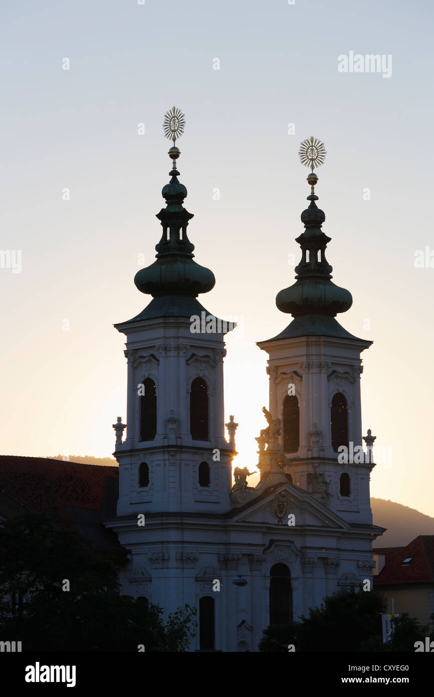 Mariahilf Church, église ou minorites, Graz, Styria, Austria, Europe Banque D'Images