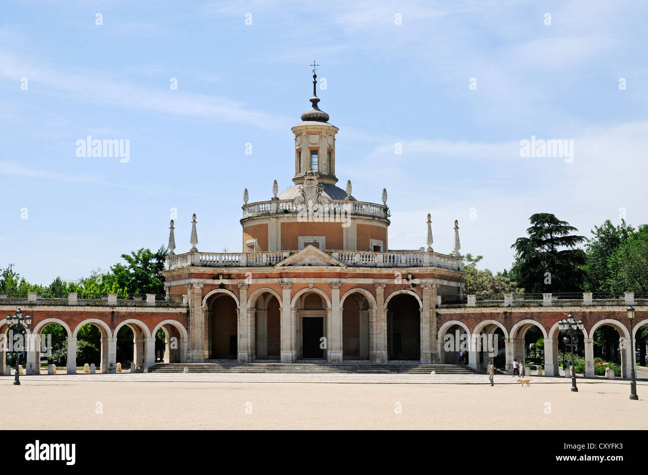 Iglesia Real de San Antonio, San Antonio, chapelle de l'église royale, Plaza de San Antonio square, Aranjuez, Espagne, Europe Banque D'Images