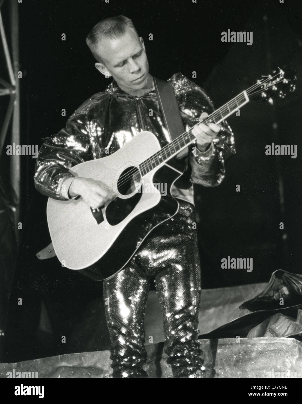 Duo pop britannique Erasure avec Vince Clarke à propos de 1994. Photo Jason Tilley Banque D'Images