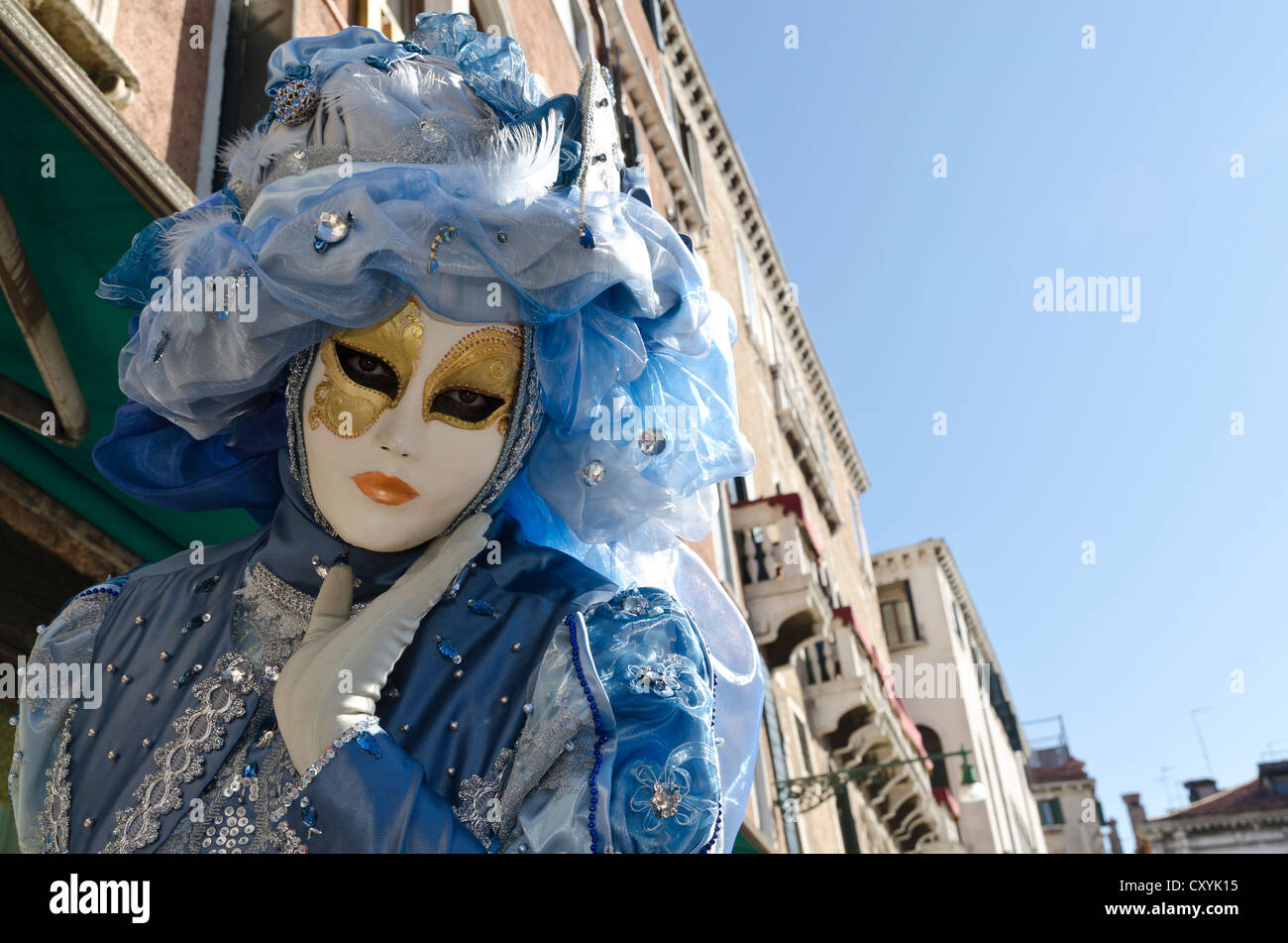 Masque de Venise, Carnaval de Venise, Venise, Vénétie, Italie, Europe Banque D'Images