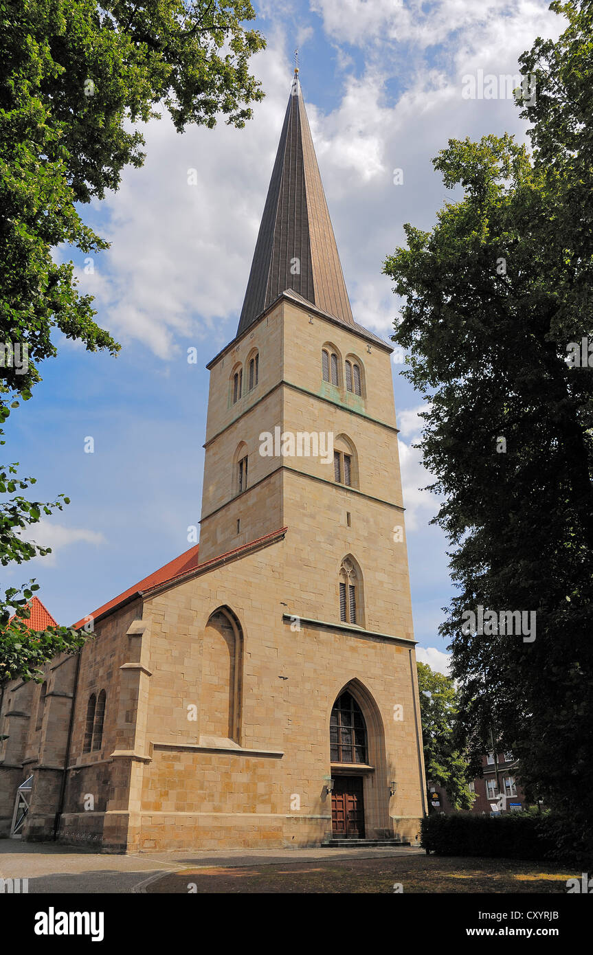 Eglise de Saint Victor à Duelmen, région de Münster, Rhénanie du Nord-Westphalie, PublicGround Banque D'Images