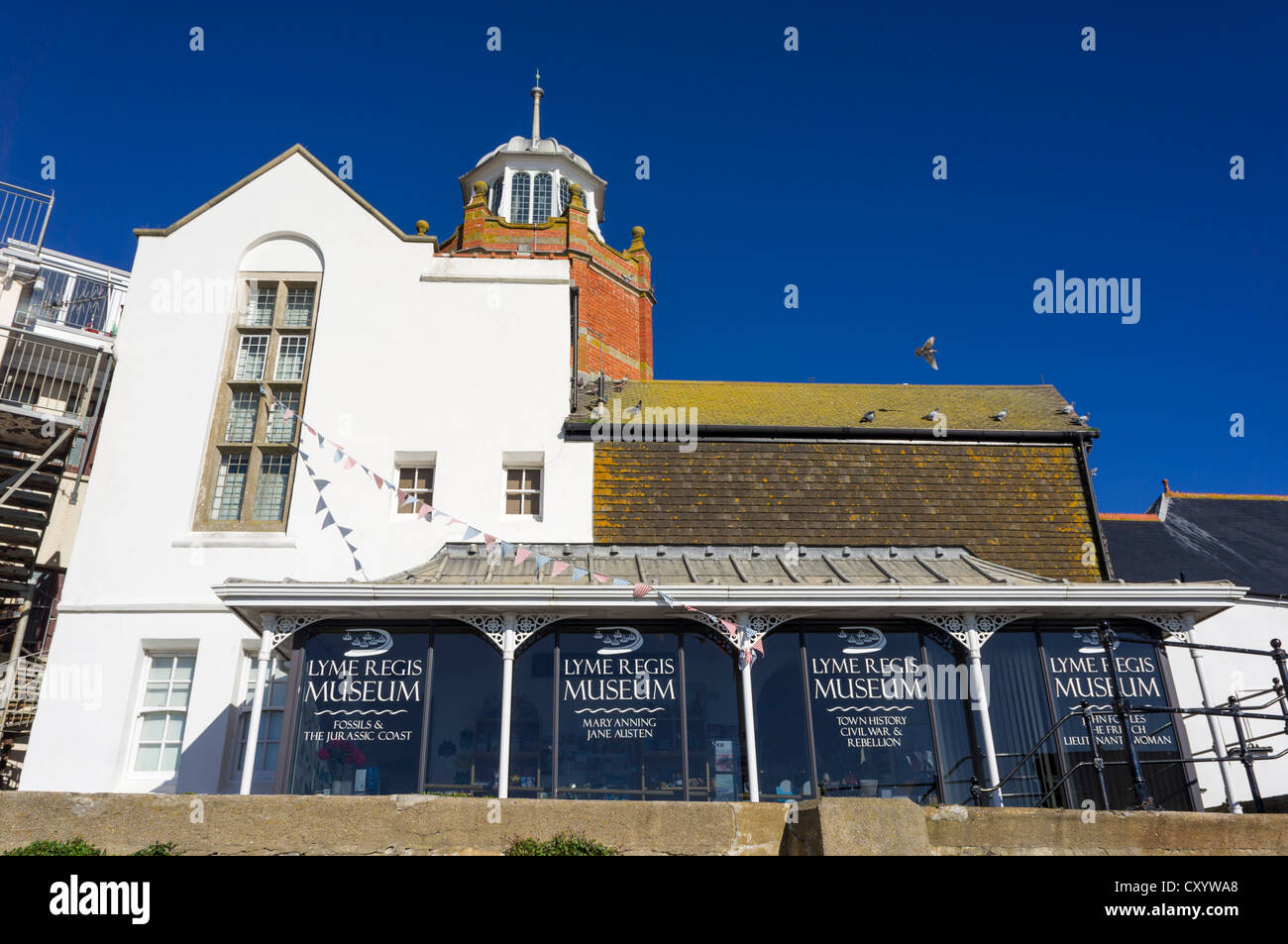 Bâtiment du musée de Lyme Regis, dans le Dorset, UK Banque D'Images