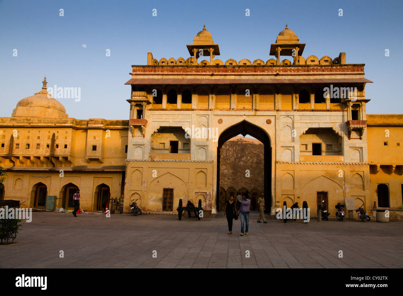 Fort Amber, près de Jaipur, Rajasthan, Inde, Asie Banque D'Images