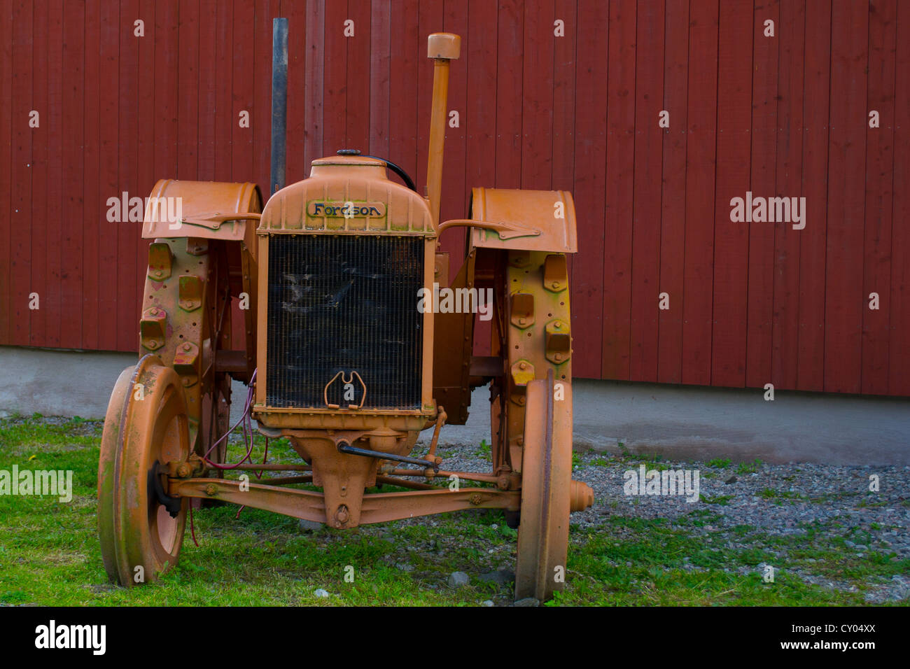 Tracteur ancien préservé. Fordson Banque D'Images