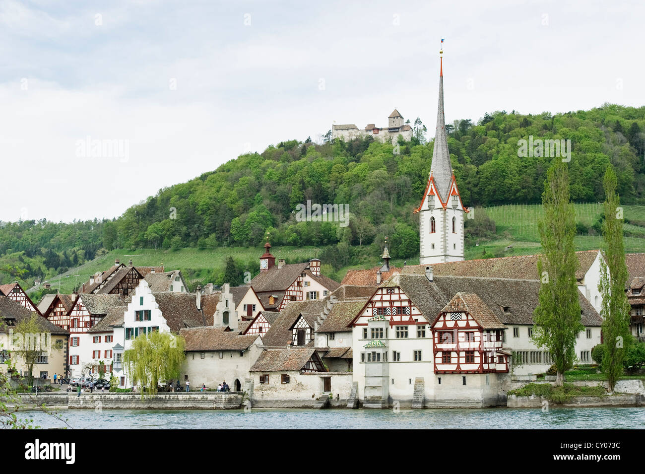 Stein am Rhein, Lac de Constance, la Suisse, l'Europe Banque D'Images