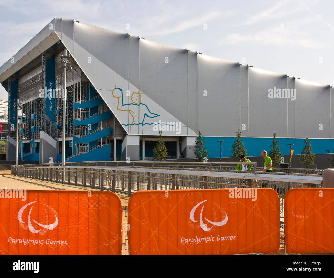 Centre aquatique olympique/paralympique de 2012 à Londres Angleterre Stratford Park Europe Banque D'Images