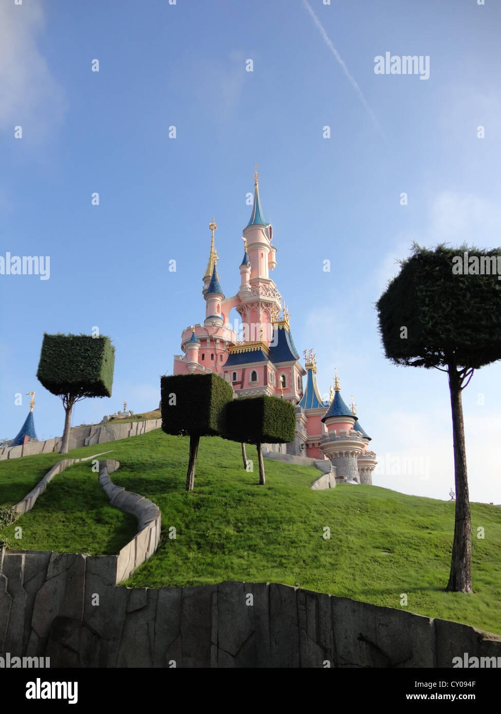 Disneyland Paris, le Château Banque D'Images