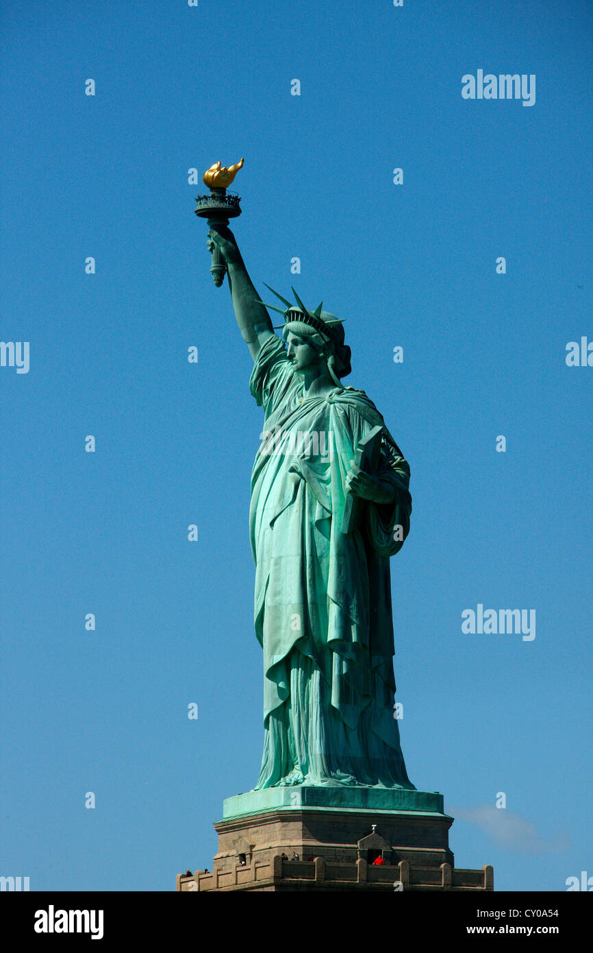 Tour de la Statue de la liberté, Liberty Island, New York City, New York, United States, Amérique du Nord Banque D'Images