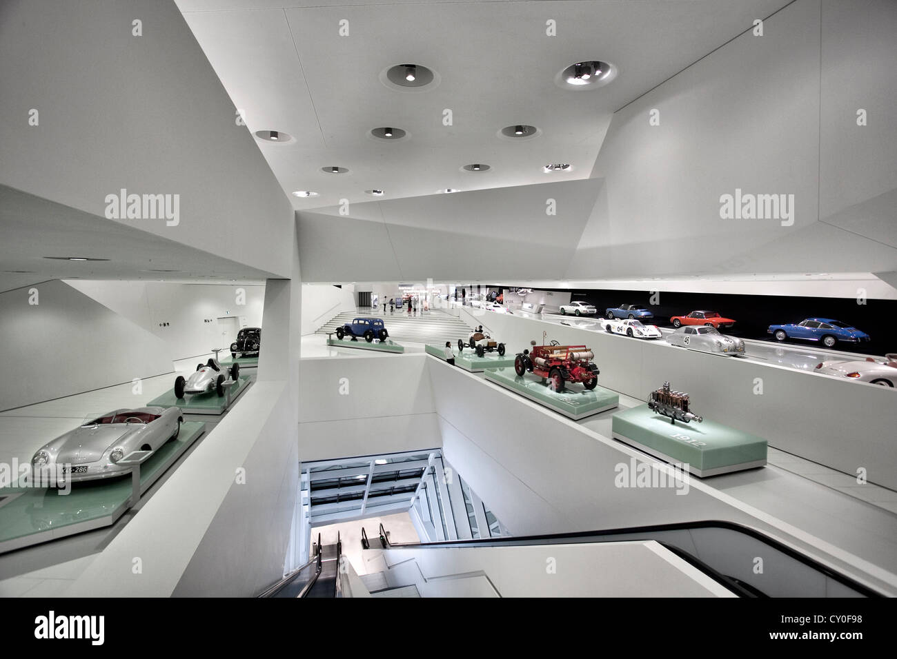 Le Musée Porsche Stuttgart Banque D'Images