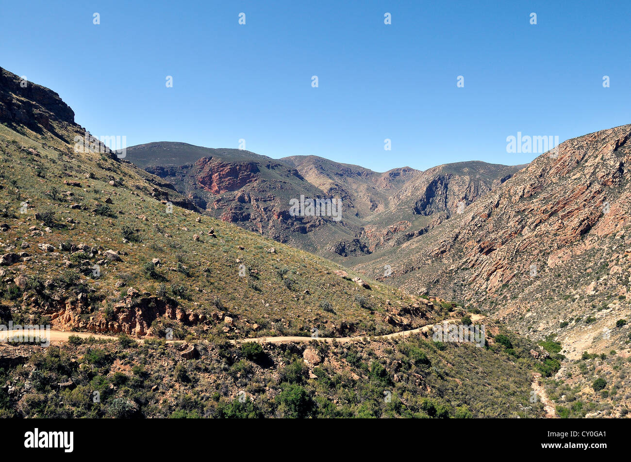 Paysage d'Afrique du Sud Banque D'Images