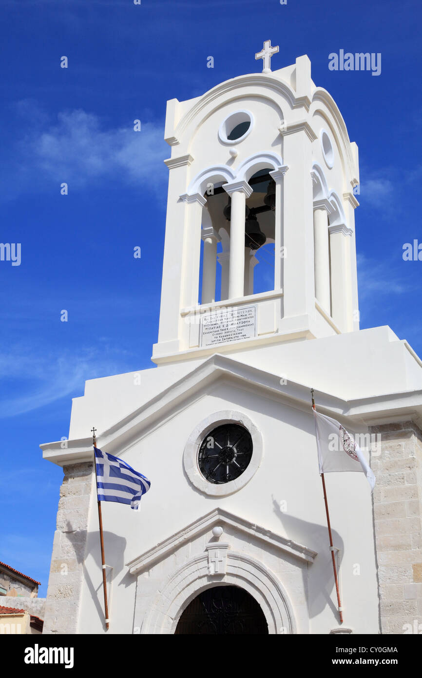 Église Notre Dame des Anges Rethymnon, Crète, Grèce Banque D'Images