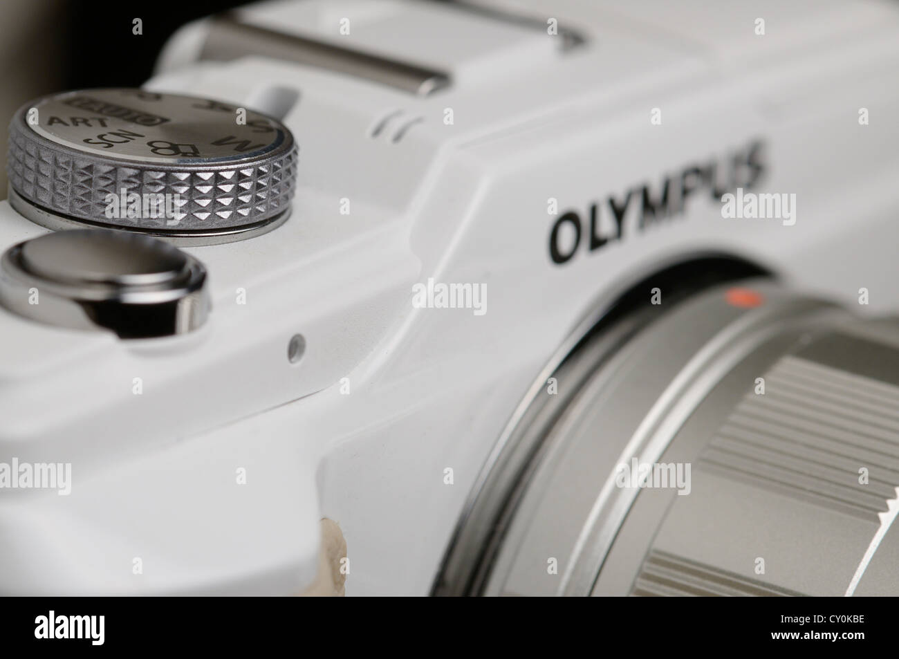 Un micro portable 4/3rds appareil photo numérique Olympus Banque D'Images