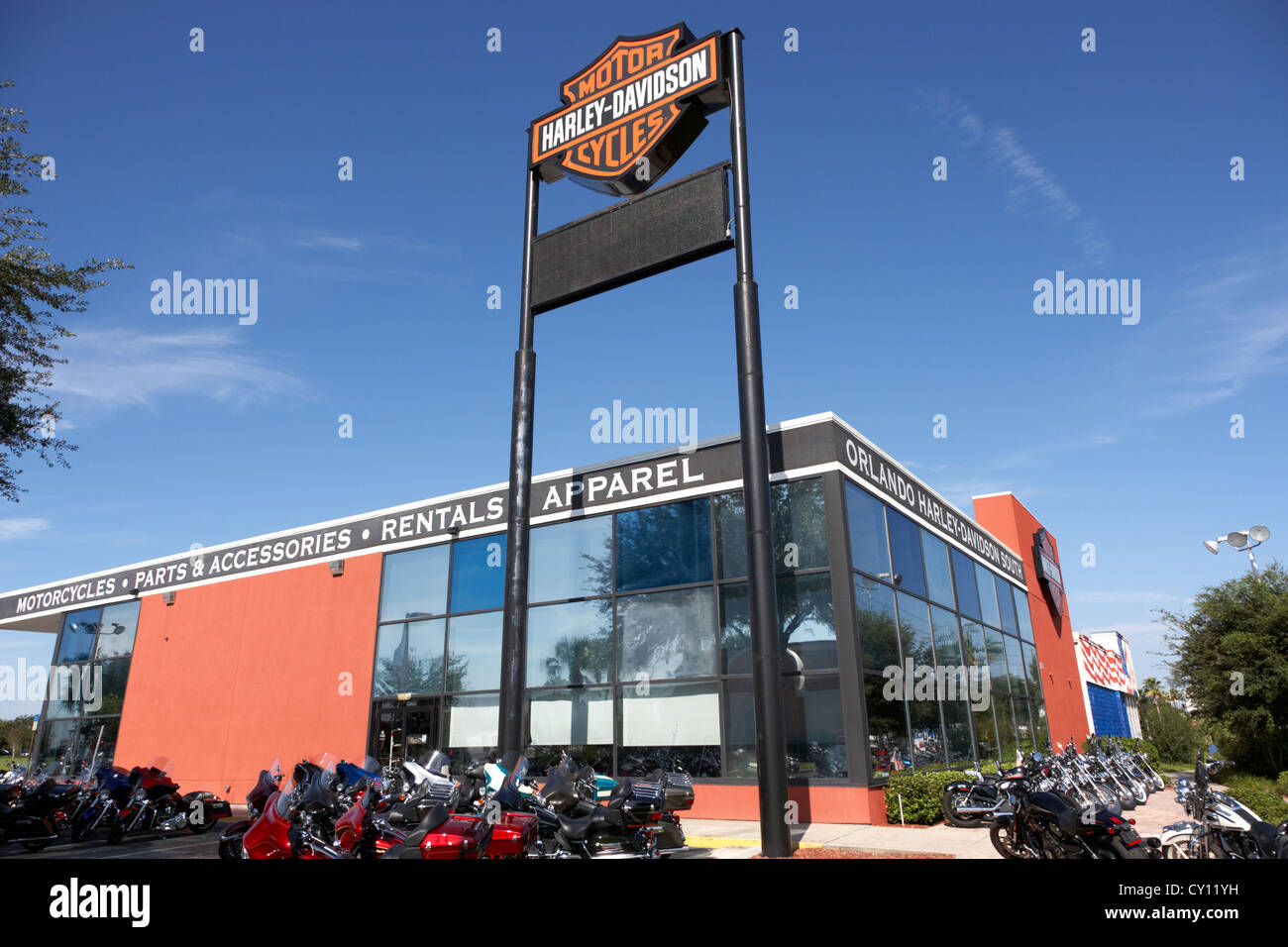 Concessionnaire Harley Davidson orlando florida usa Banque D'Images