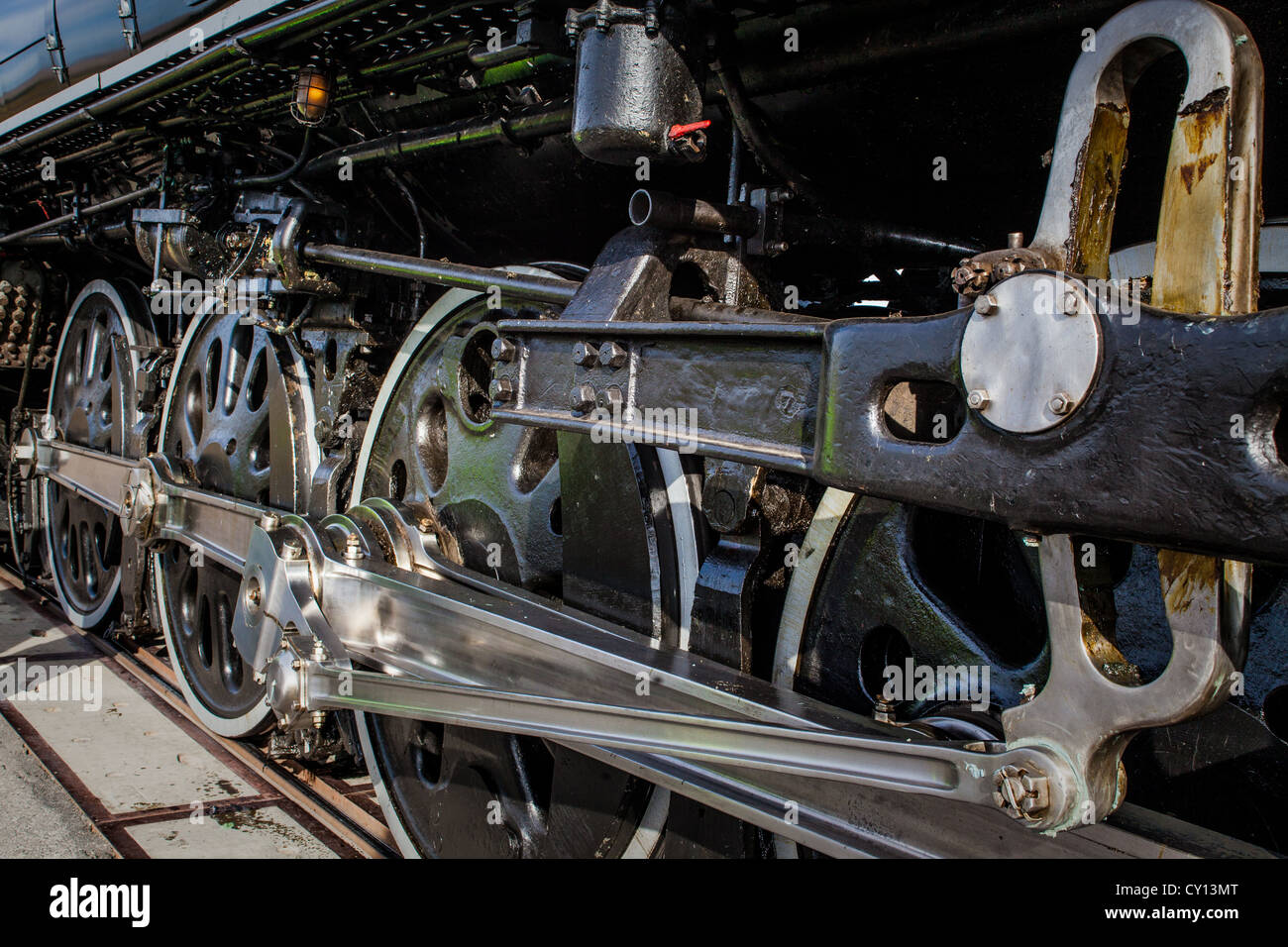 Union Pacific 844 Locomotive à vapeur Hazen Nevada Banque D'Images