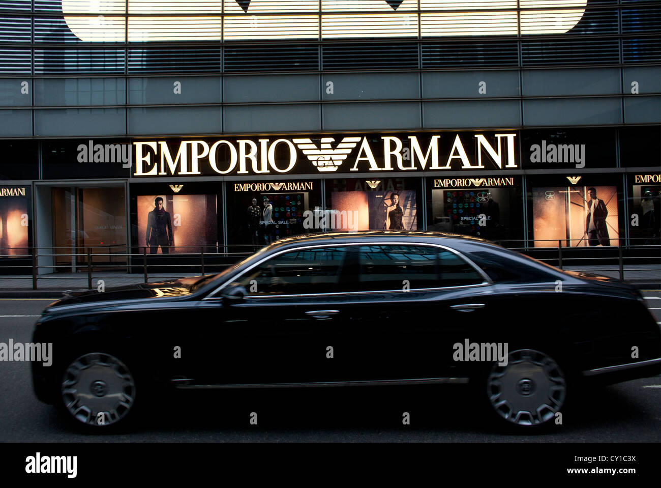 Magasin Armani à Hongkong Banque D'Images