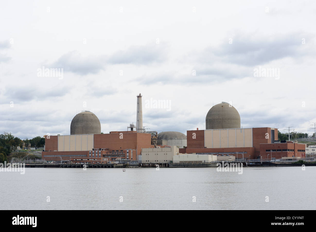 L'Indian Point Energy Centre est une installation nucléaire à Buchanan, N.Y., environ 35 milles au nord de la ville de New York. Banque D'Images