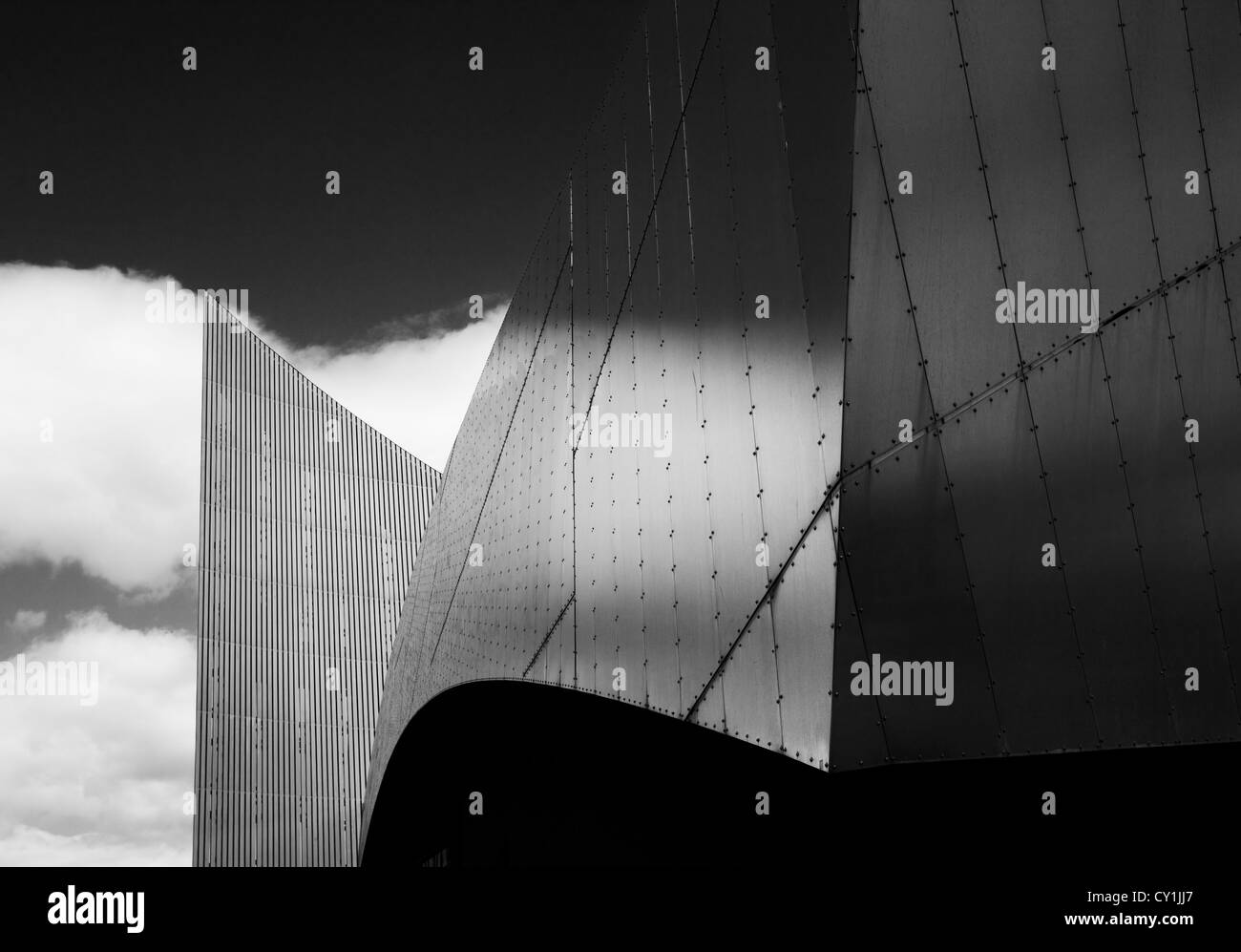 Bâtiment moderne, Musée Impérial Nord, Salford Quays, Manchester Banque D'Images