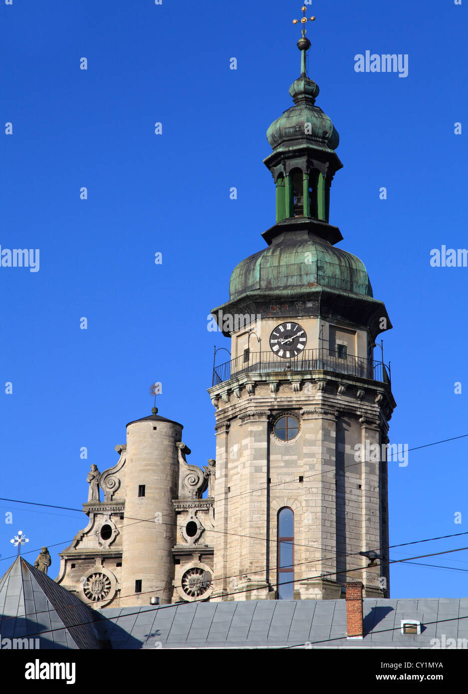 L'Ukraine, Lviv, L'église St Andrew, Banque D'Images