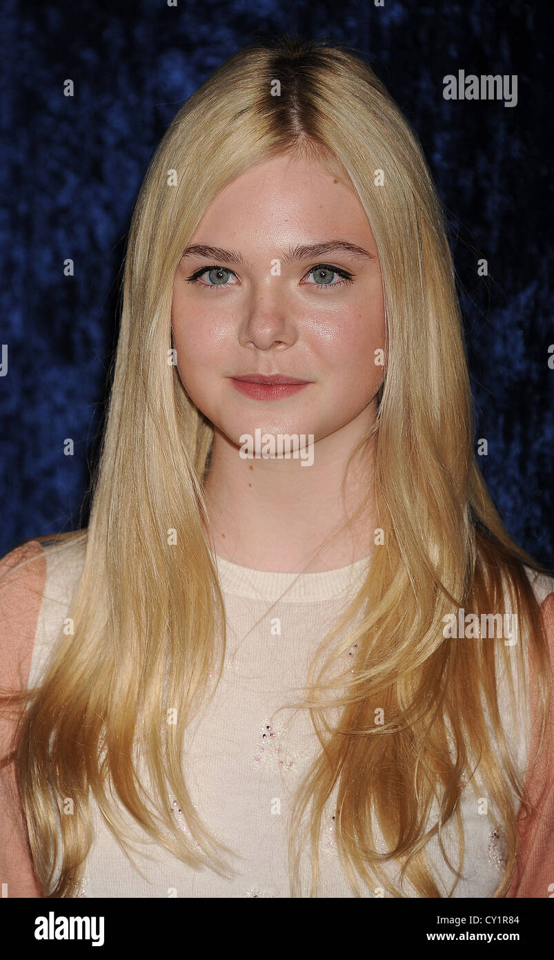 ELLE FANNING actrice américaine en juin 2011. Photo Jeffrey Mayer Banque D'Images
