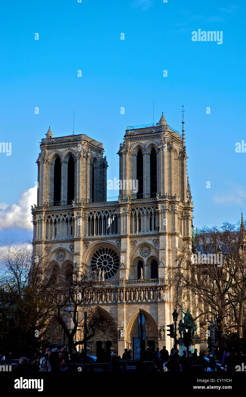 Eglise Notre Dame de Paris Banque D'Images
