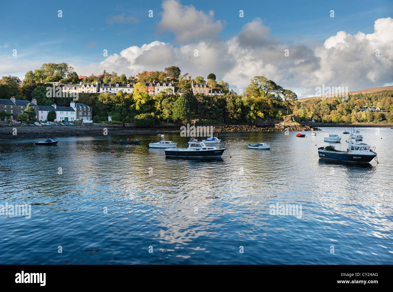 Portree sur l'île de Skye Banque D'Images