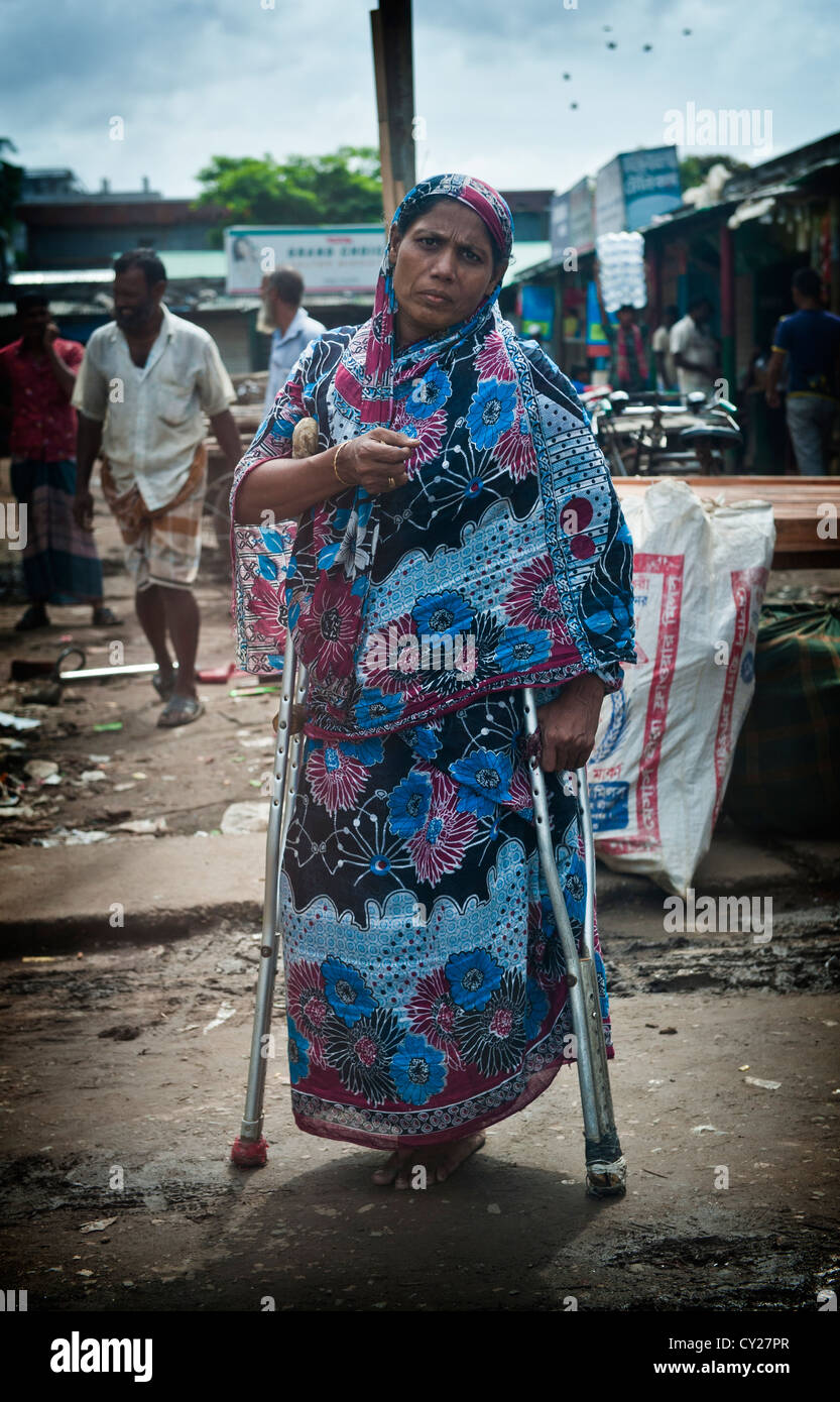 Femme, Bangladesh Banque D'Images