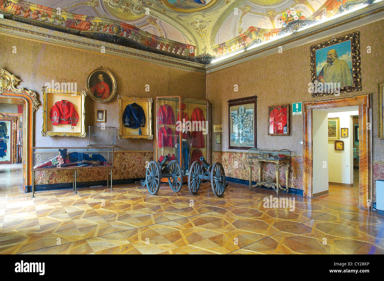 Europe Italie Lombardie Côme Palazzo Giovio Civic Museum avec reliques garibaldien Banque D'Images