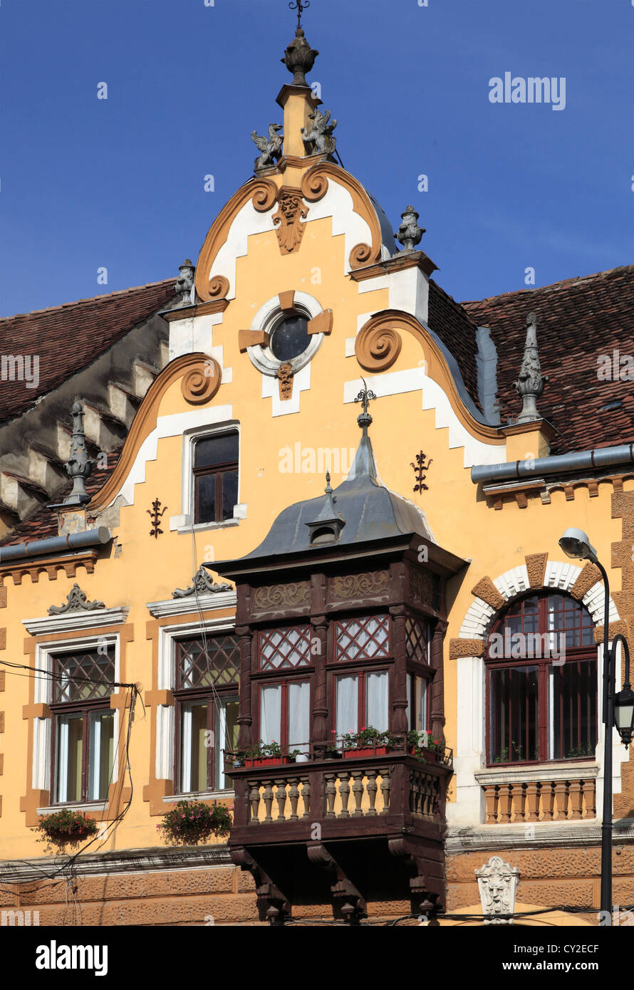 Roumanie, Sighisoara, l'architecture historique, Banque D'Images
