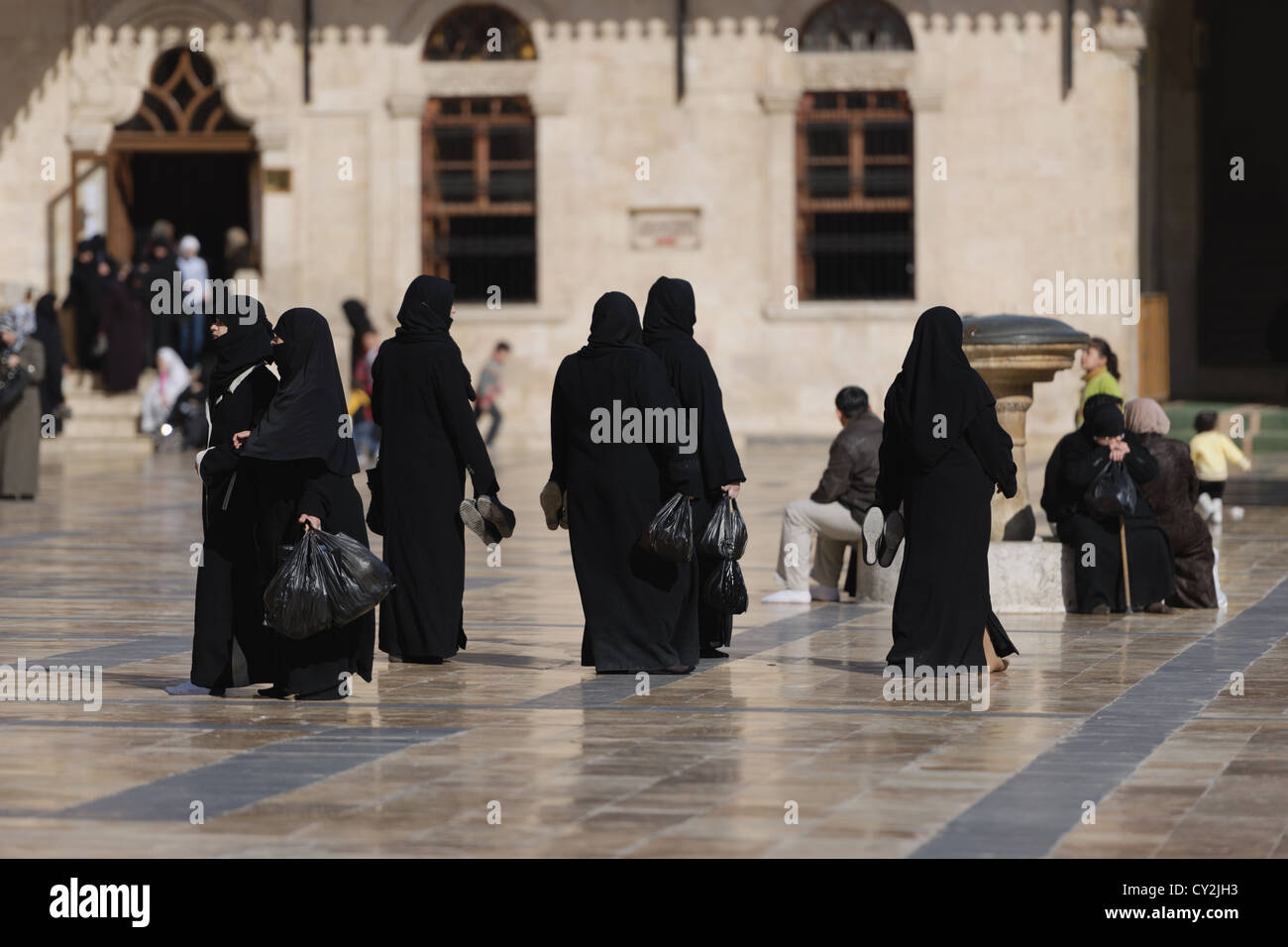 La Mosquée des Omeyyades, Alep, Syrie Banque D'Images