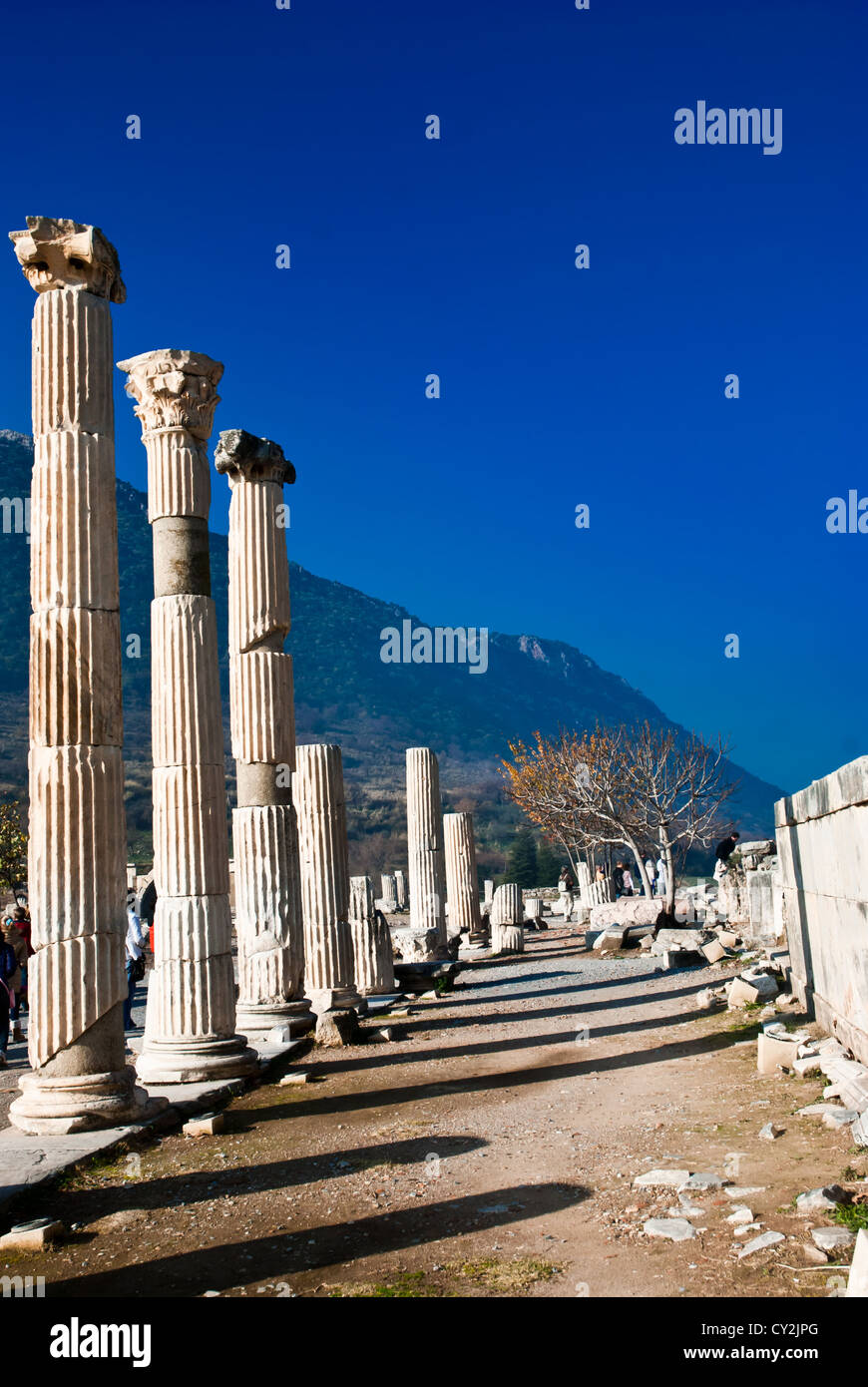 Ruines de la ville antique - Efes en Turquie Banque D'Images