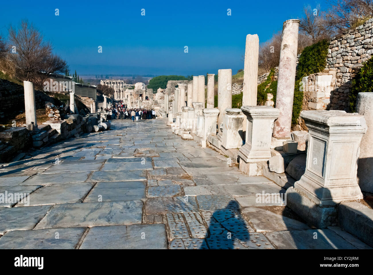 Ruines de la ville antique - Efes en Turquie Banque D'Images