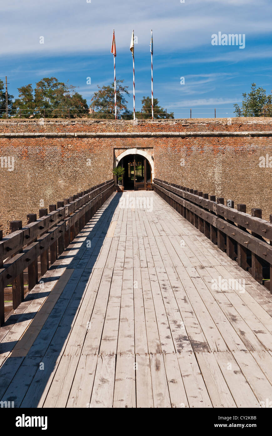 Citadelle Bastion de Alba Iulia Banque D'Images