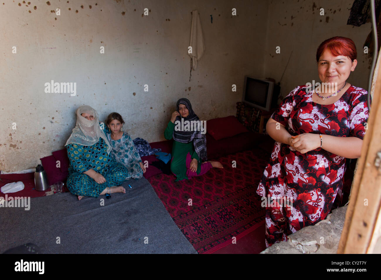 Prison pour femmes de Kunduz, Afghanistan. Banque D'Images