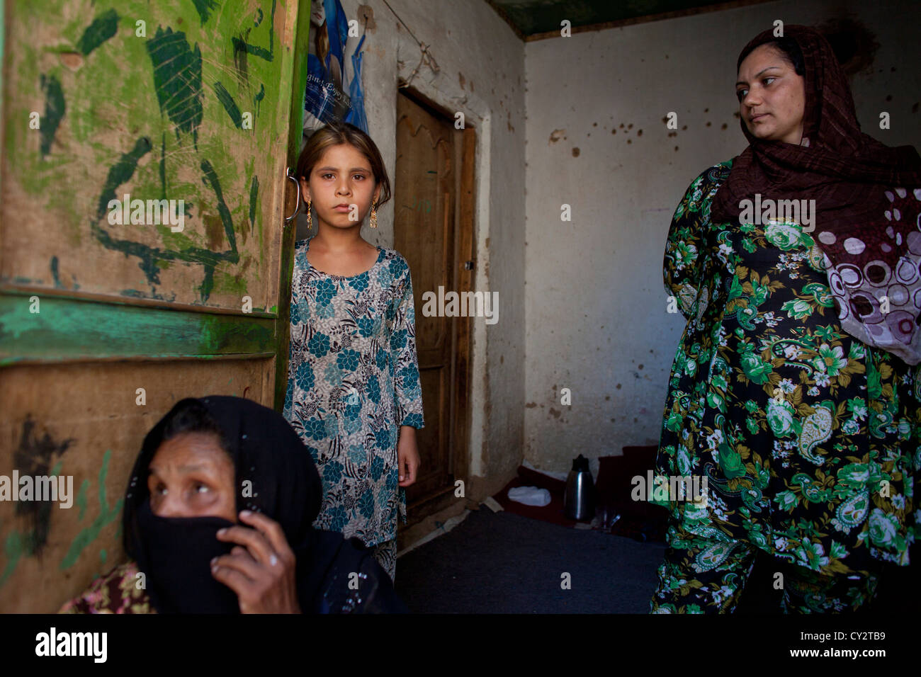 Prison pour femmes de Kunduz, Afghanistan. Banque D'Images