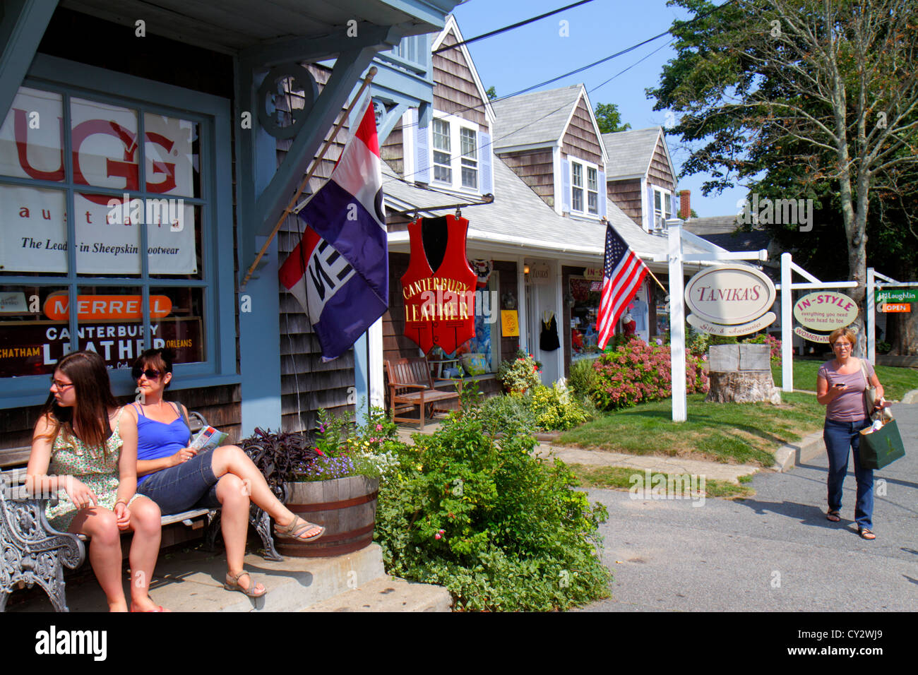 Main Street Chatham Cape Cod Banque D Image Et Photos Alamy
