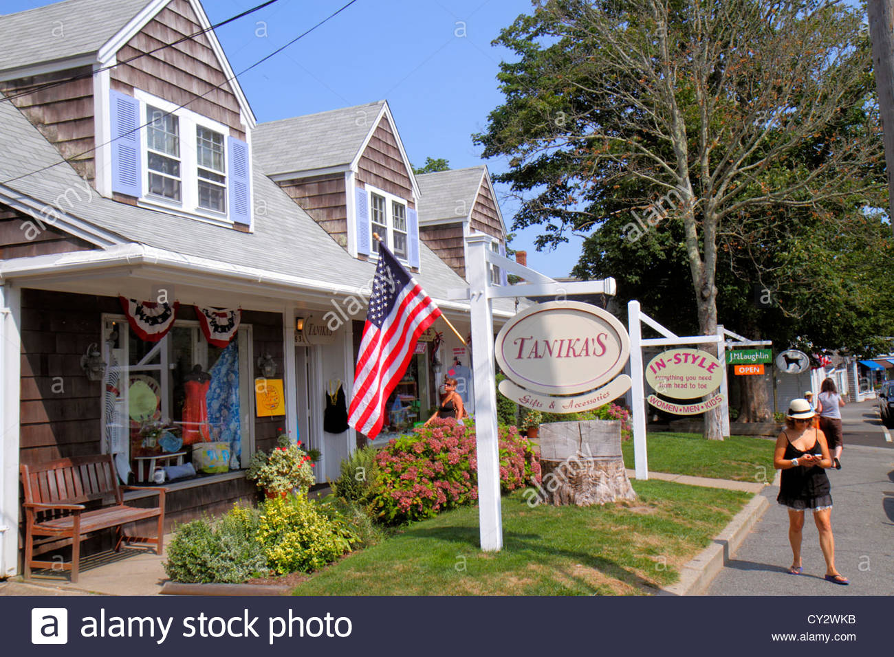 Main Street Chatham Cape Cod Banque D Image Et Photos Alamy