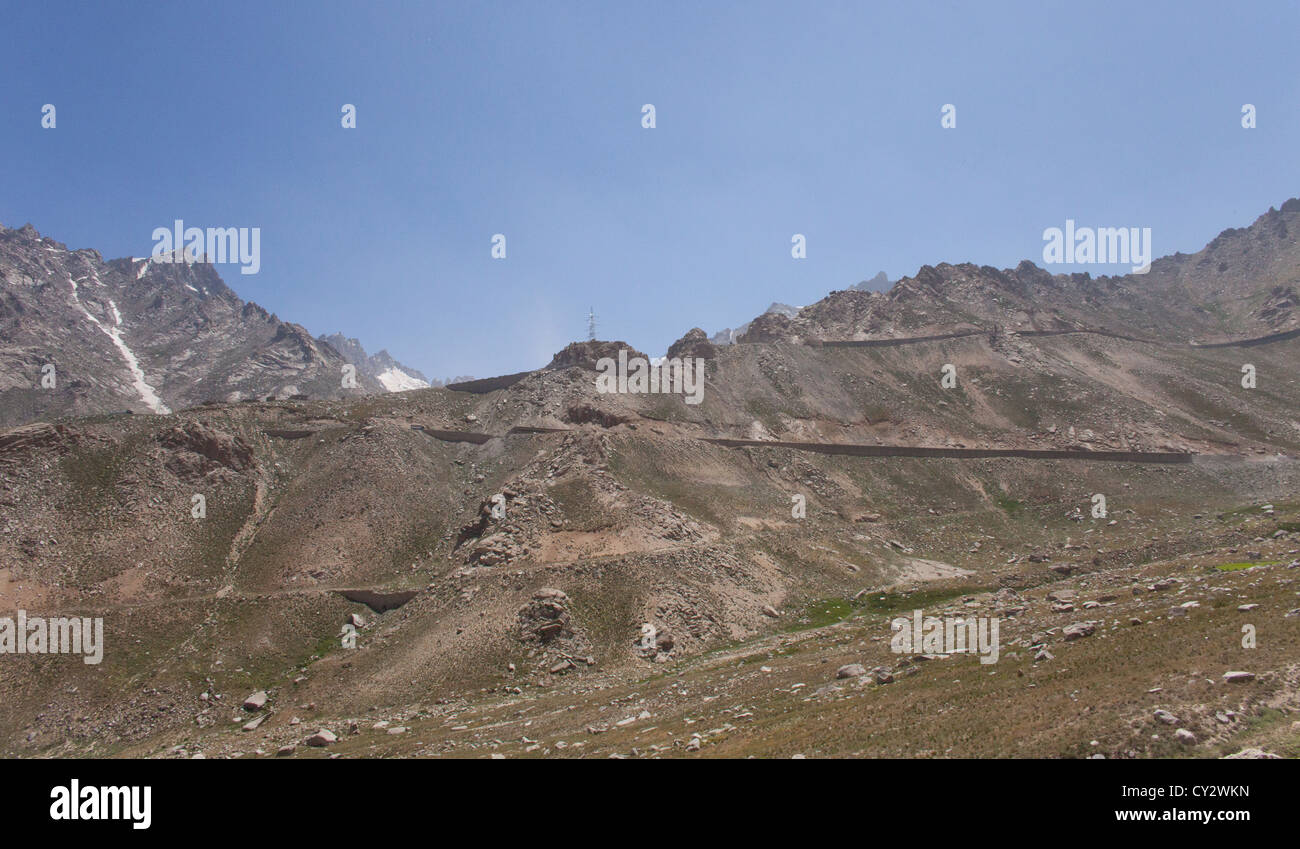 Tunnel de Salang, passage vers le nord de l'afghanistan Banque D'Images