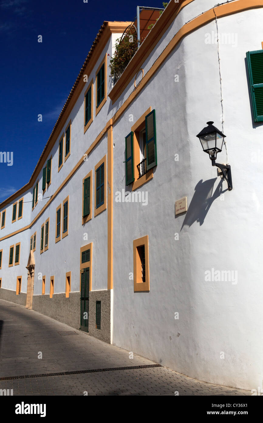 L'Espagne, Îles Baléares, Ibiza, la vieille ville d'Ibiza (UNESCO site), Dalt Vila Banque D'Images